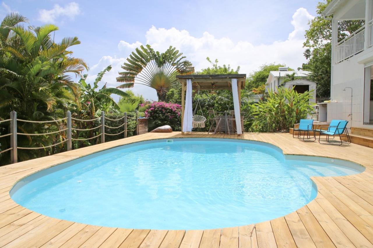 L Orchidee Bleue, Bas De Villa, Vue Mer, Piscine Privee Sainte-Anne  Extérieur photo